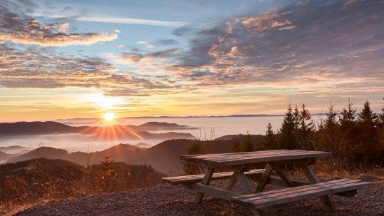 Sonnenuntergang Schwarzwald