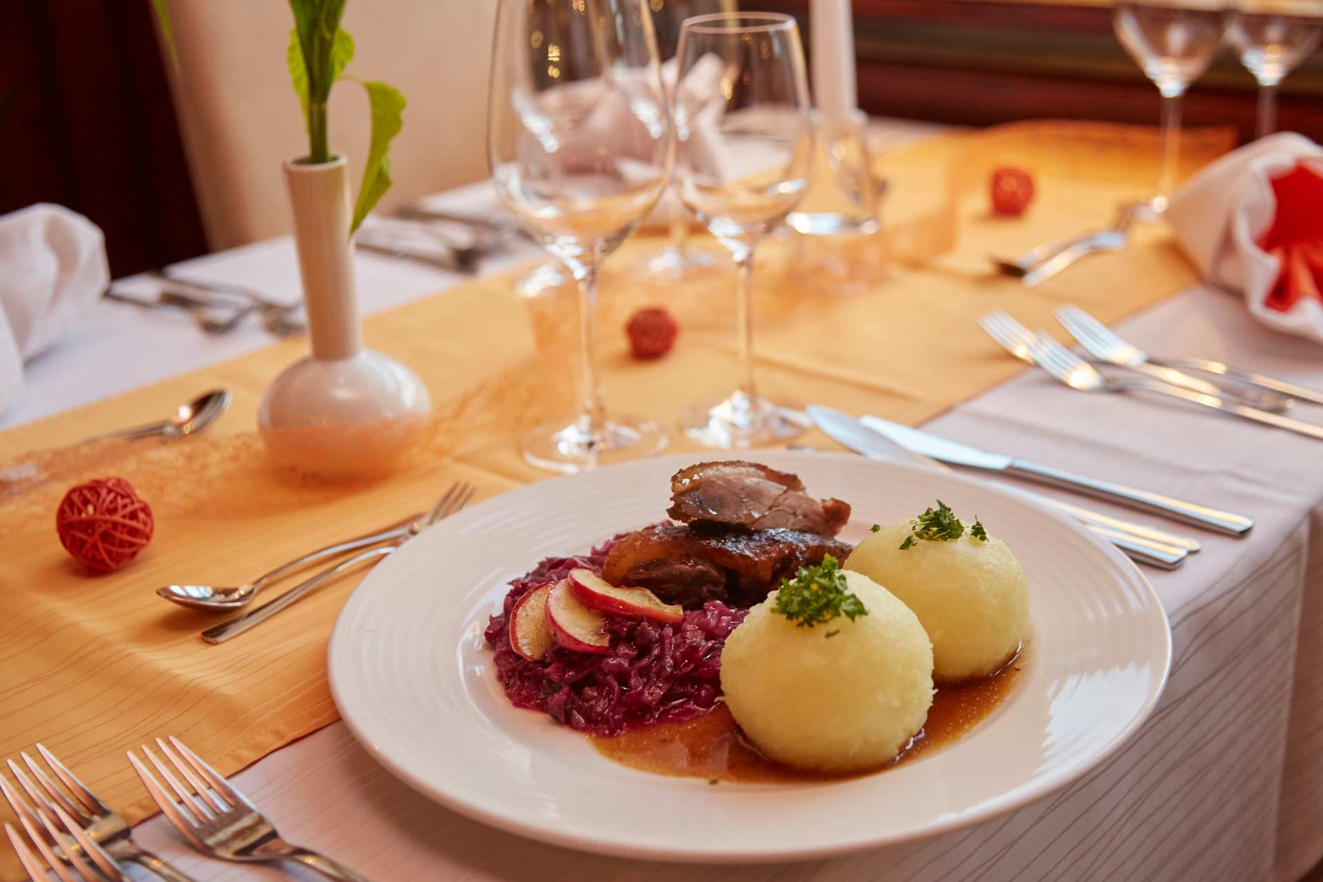 Waldfrieden Weihnachten Gans