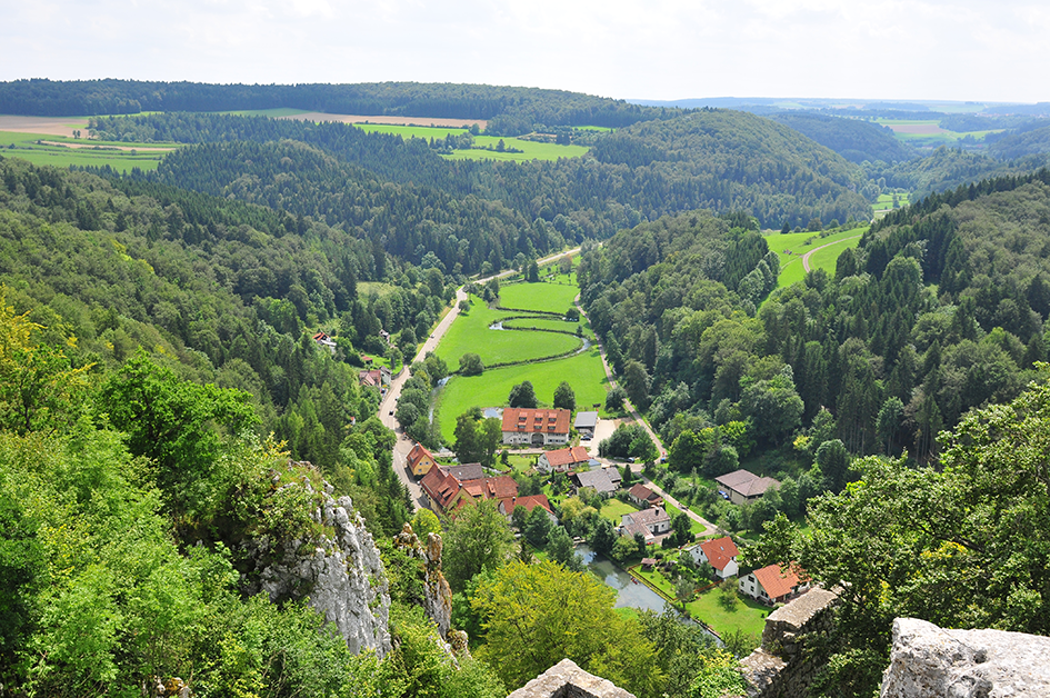 Blick ins grosse Lautertal