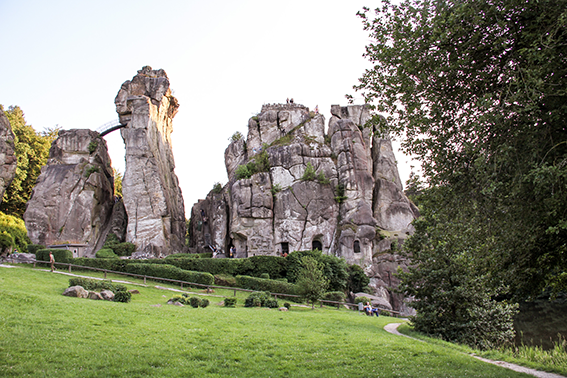 Die Externsteine im Teutoburger Wald