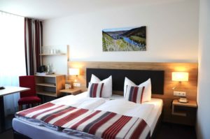 Doppelzimmer Burgblick im Flair Hotel am Rosenhügel in Cochem an der Mosel