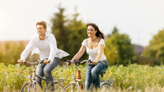 Fahrradfahrer im Ammerland