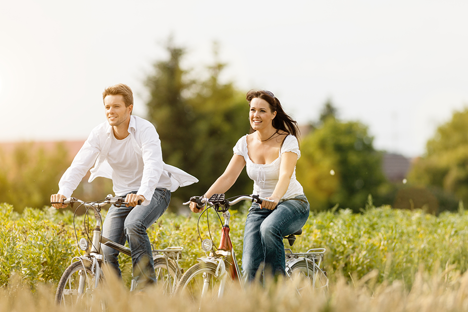 Fahrradfahrer im Ammerland