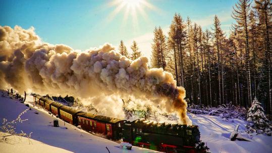 Harzer Schmalspurbahn im Winter