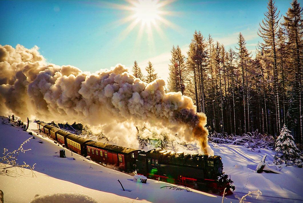 Harzer Schmalspurbahn im Winter