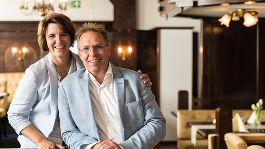 Tanja und Thomas Frank vom Flair Hotel Vier Jahreszeiten in Bad Urach auf der Schwäbischen Alb