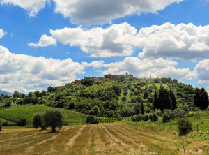 Landschaft der Toskana