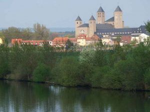 Die Abtei Münsterschwarzach in Franken.