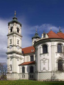 Die Benediktinerabtei Ottobeuren im Allgäu.