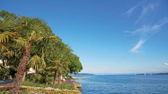 Der Gartenkulturpfad in Überlingen am Bodensee.