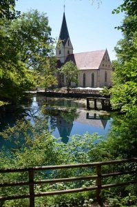 Das Kloster Blaubeuren auf der Schwäbischen Alb.