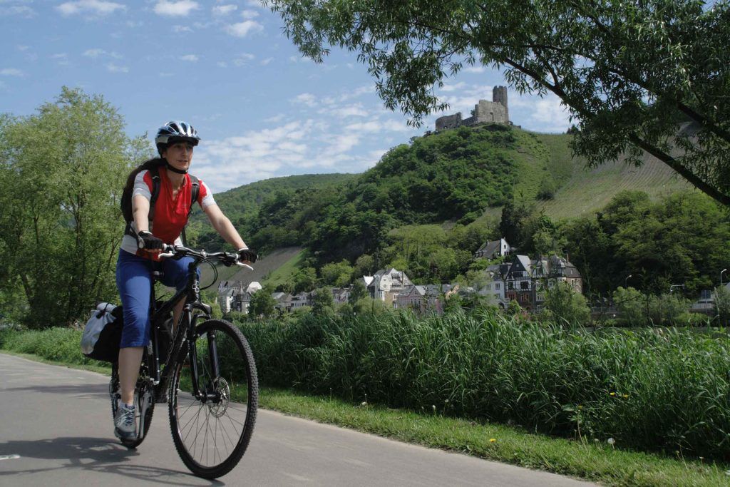 Auf dem Moselradweg macht Radwandern besonders viel Spaß.