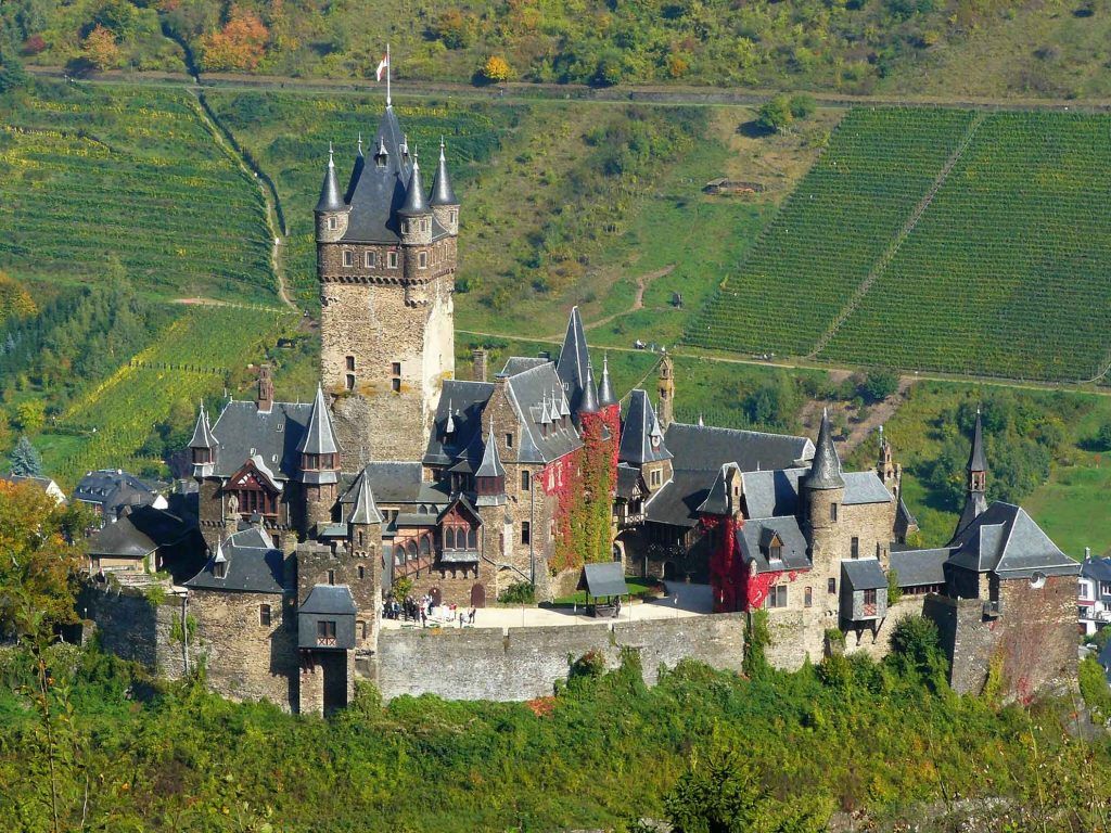 Die Reichsburg in Cochem an der Mosel.