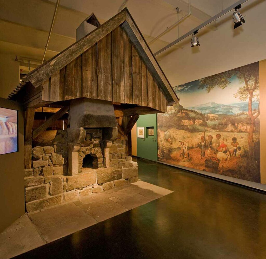 Foto von einem alten Backhaus im Bayerischen Bäckereimuseum, das man beim Städtetrip Kulmbach besichtigen sollte