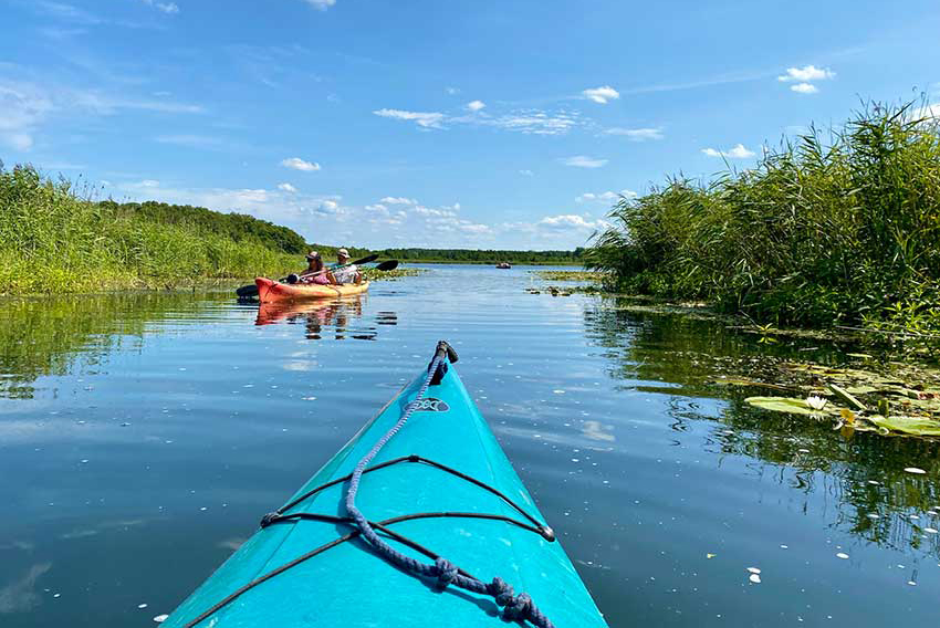 Kanus auf der Mecklenburgischen Seenplatte