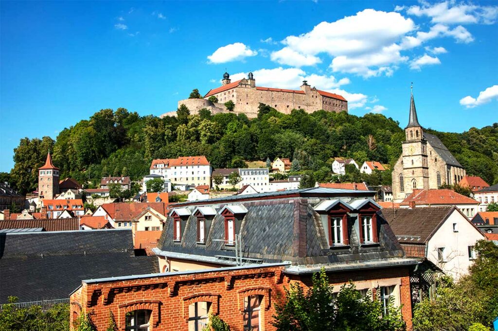 Die Plassenburg thront über Kulmbach