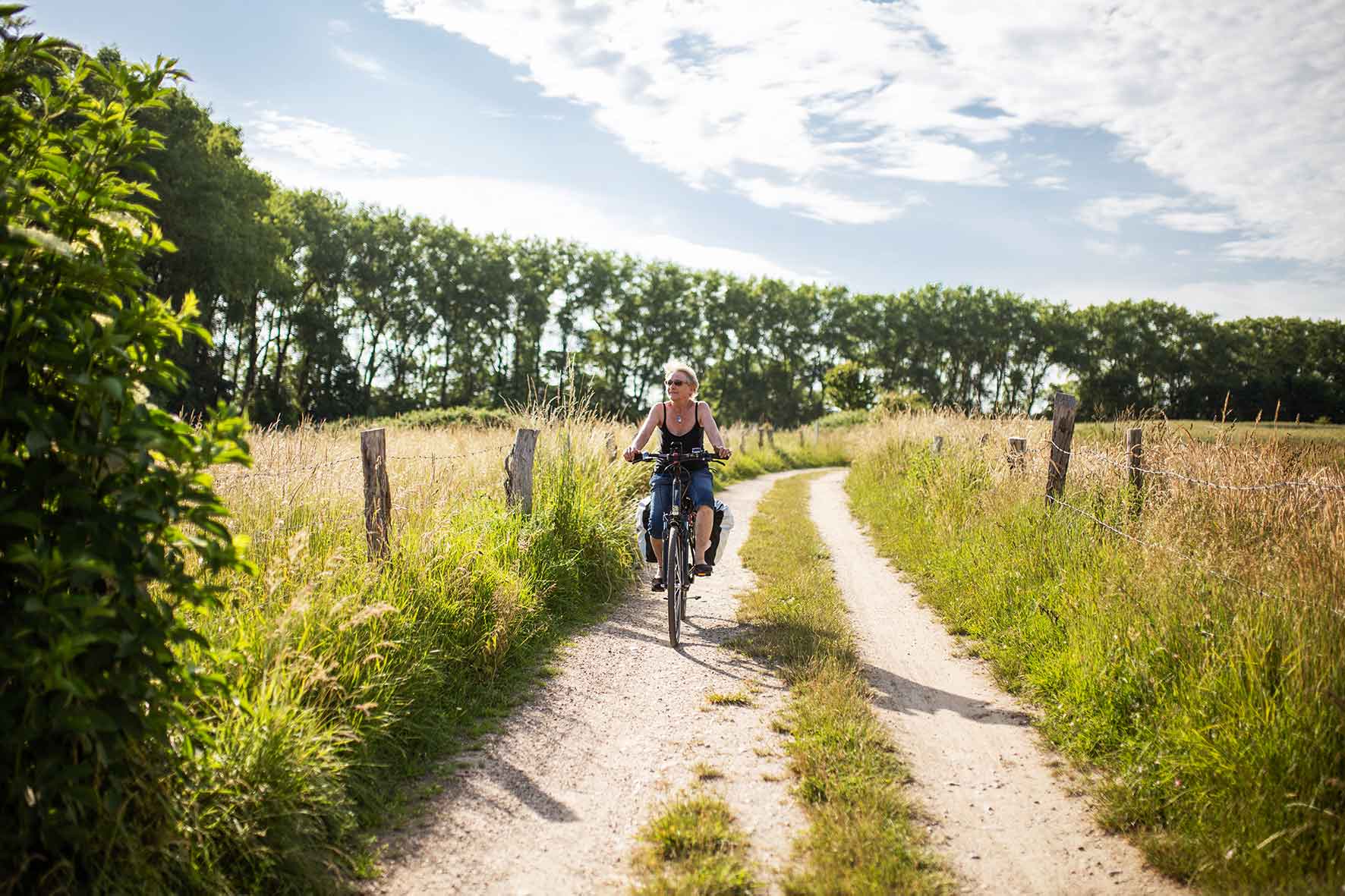 Radfahrer in Schleswig Holstein