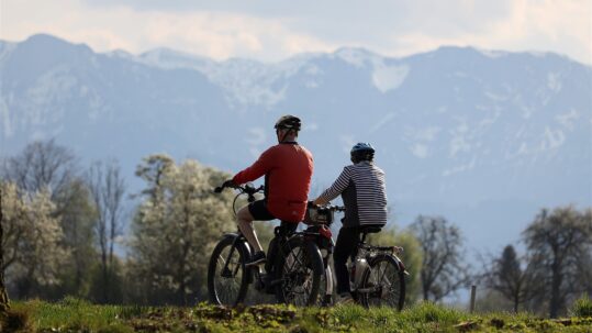 E-Bike in the Mountains