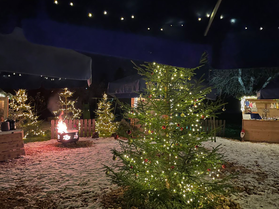 Weihnachtsbaum Weihnachten Weihnachtsmarkt Grüner Baum